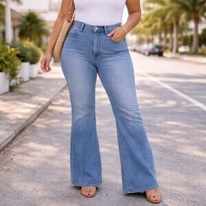 Madewell SZ 31 11" High Rise Flare in Arbordale Wash AJ219 NWT